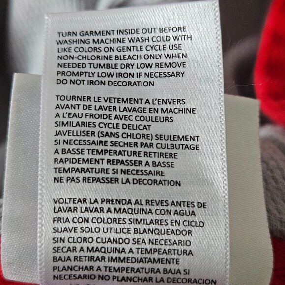 Champion Ohio State Buckeyes OSU Soft Red Hoodie Sweatshirt Size L - Picture 12 of 16